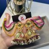 Multi jhumkas with saharay green
