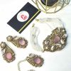 Turkish choker set pink