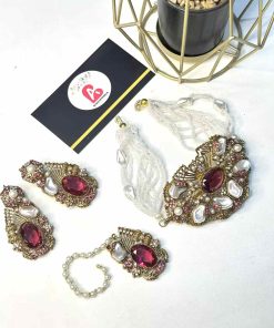 Turkish choker set ruby