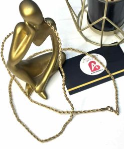 Rope chain golden