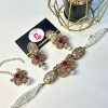 Turkish choker set mehroon