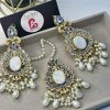 earrings and bindya pearl