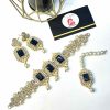 Embellished set black