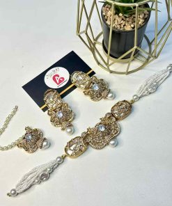 Turkish choker set pearl