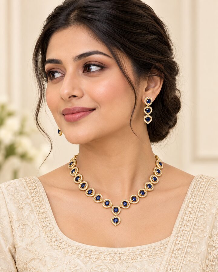 Premium Quality AD Set Blue worn view