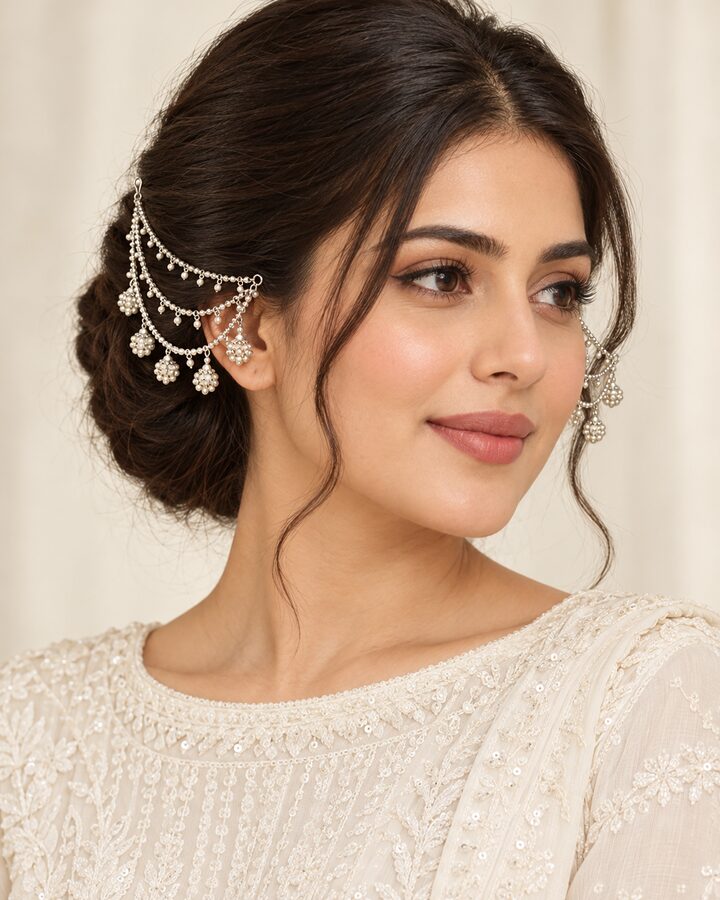 Silver Saharay worn view