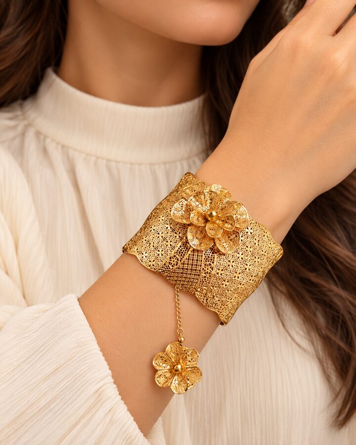 Golden Bracelet worn view
