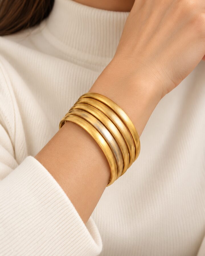 Golden Bracelet worn view