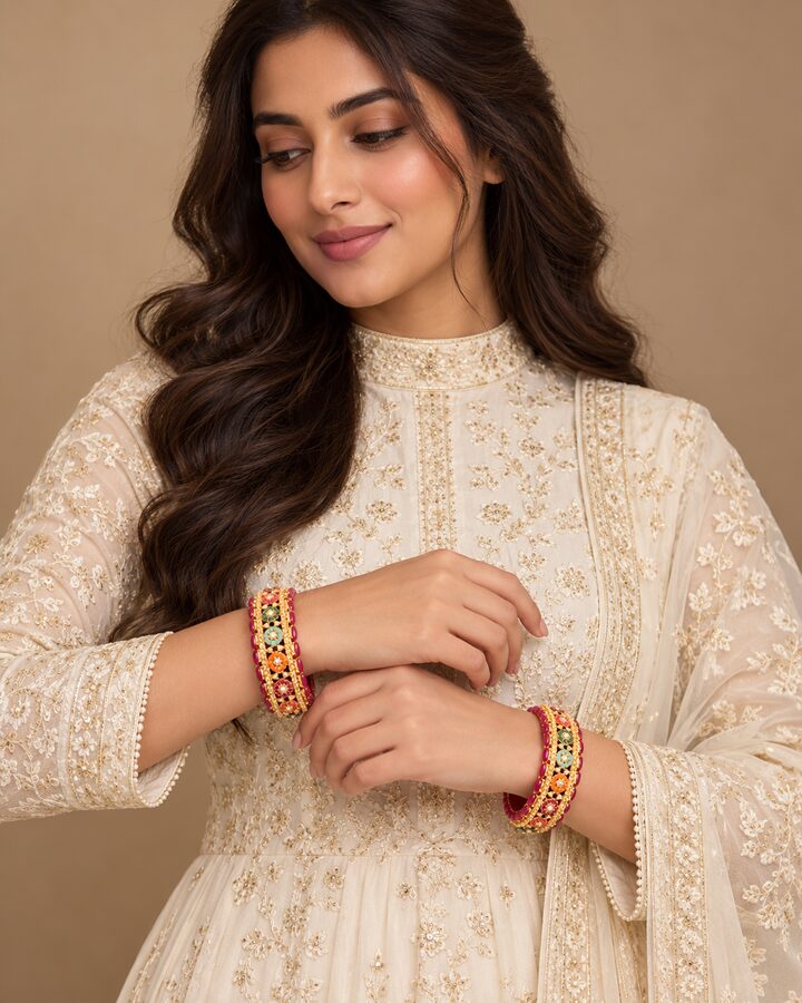 Ruby Nauratan Bracelet worn view
