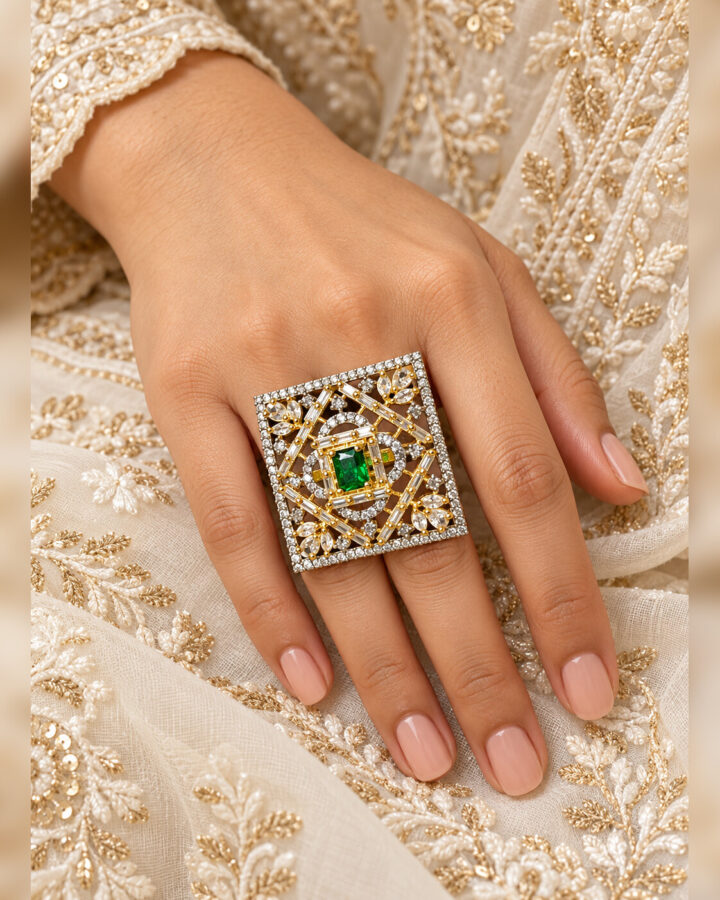 Green Ring worn view