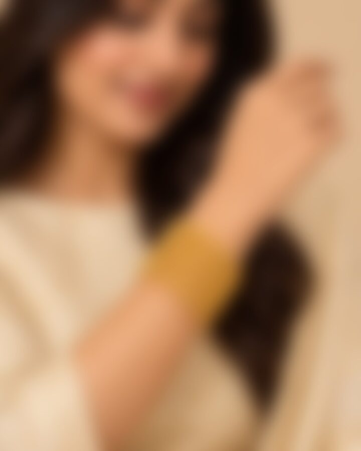 Gold Bangles worn view