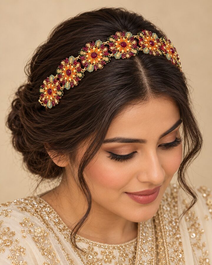 Ruby Nauratan Headband worn view