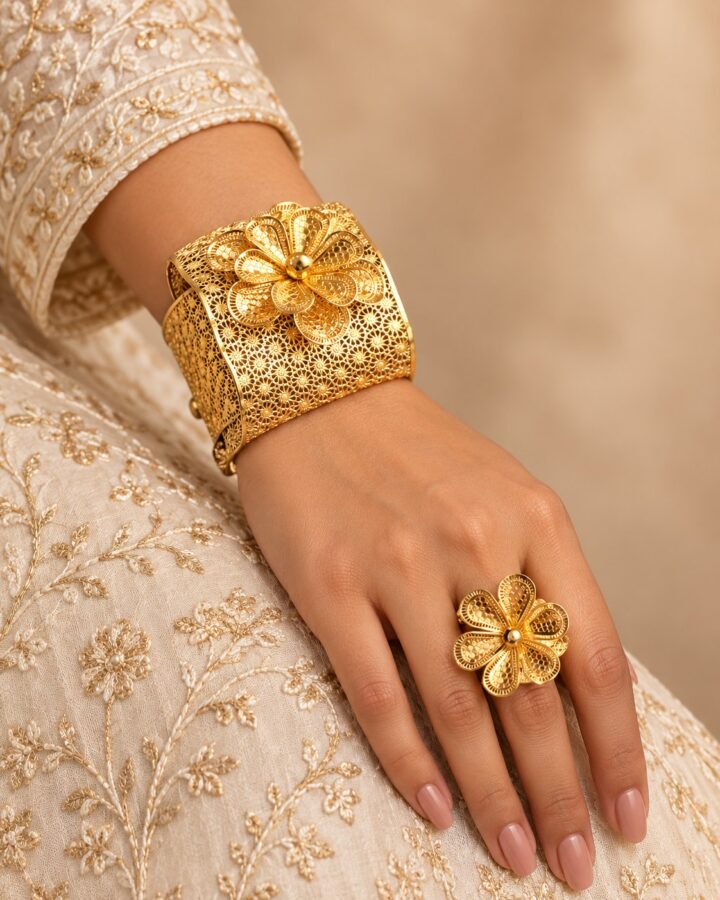Golden Bracelet worn view