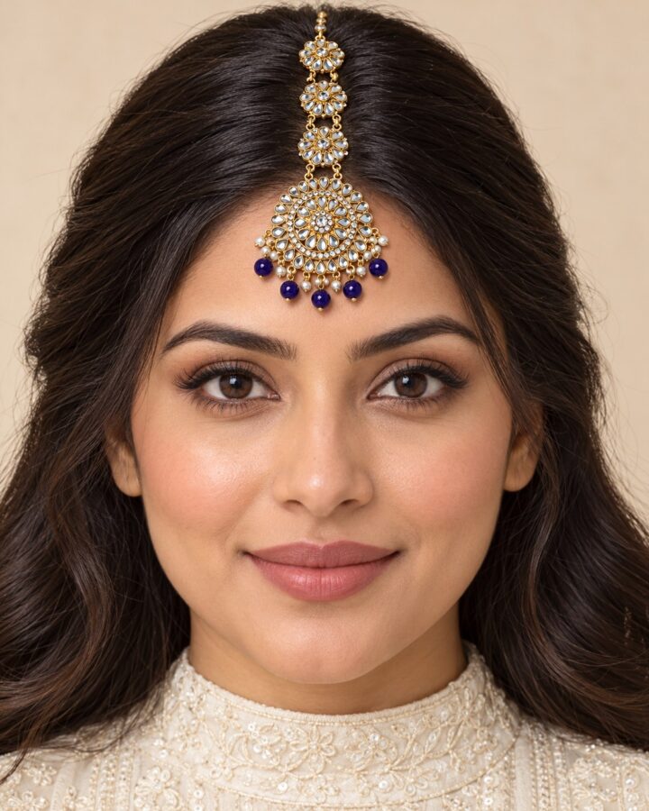 Kundan Tikka worn view