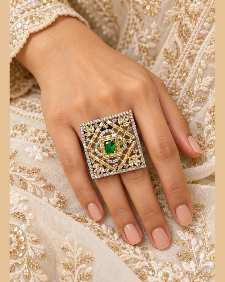 Green Ring worn view