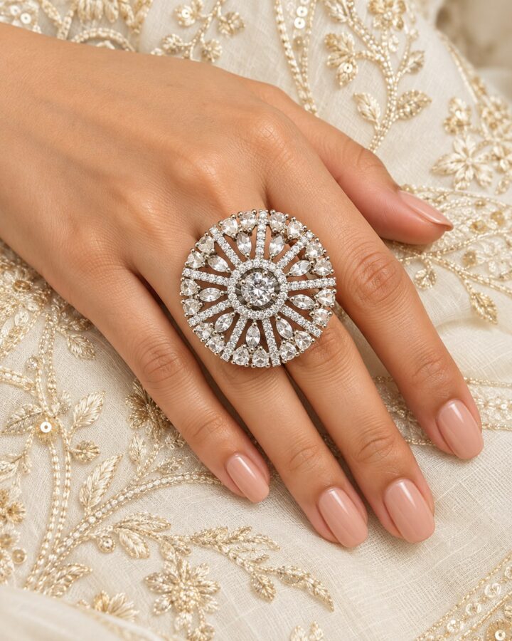 Silver Ring worn view