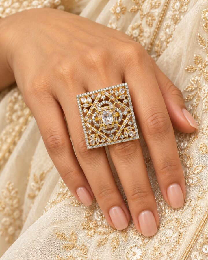 White Ring worn view