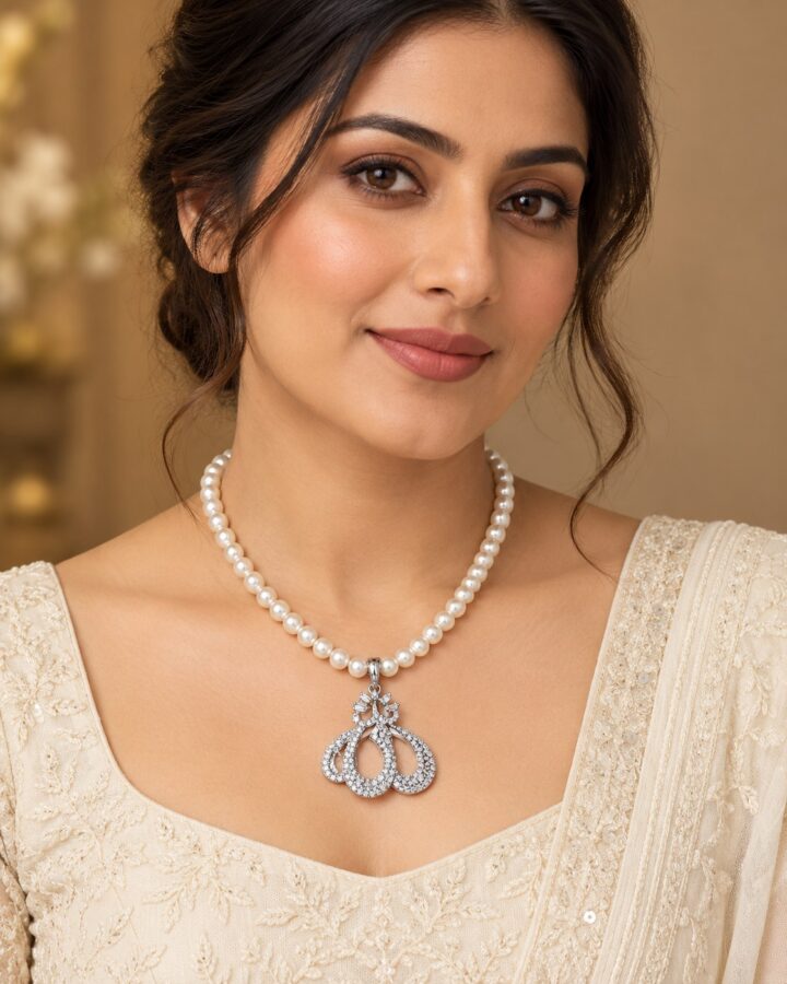 Pendant worn view